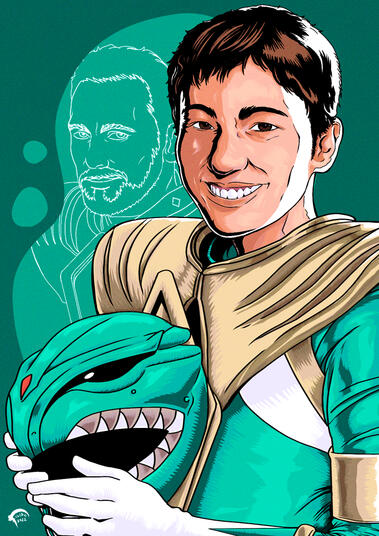 Young Green Ranger Fan