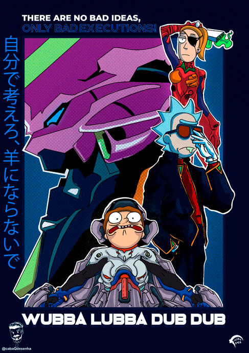 RICK and MORTHY / EVANGELION