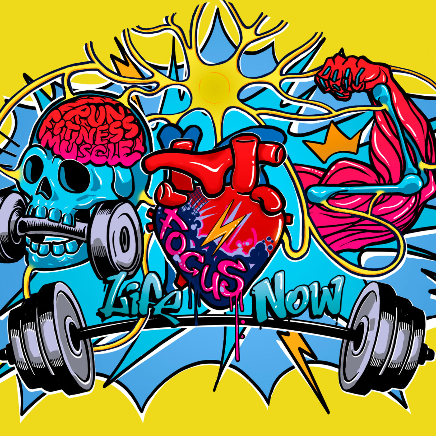 FOCUS GYM ILUSTRATION